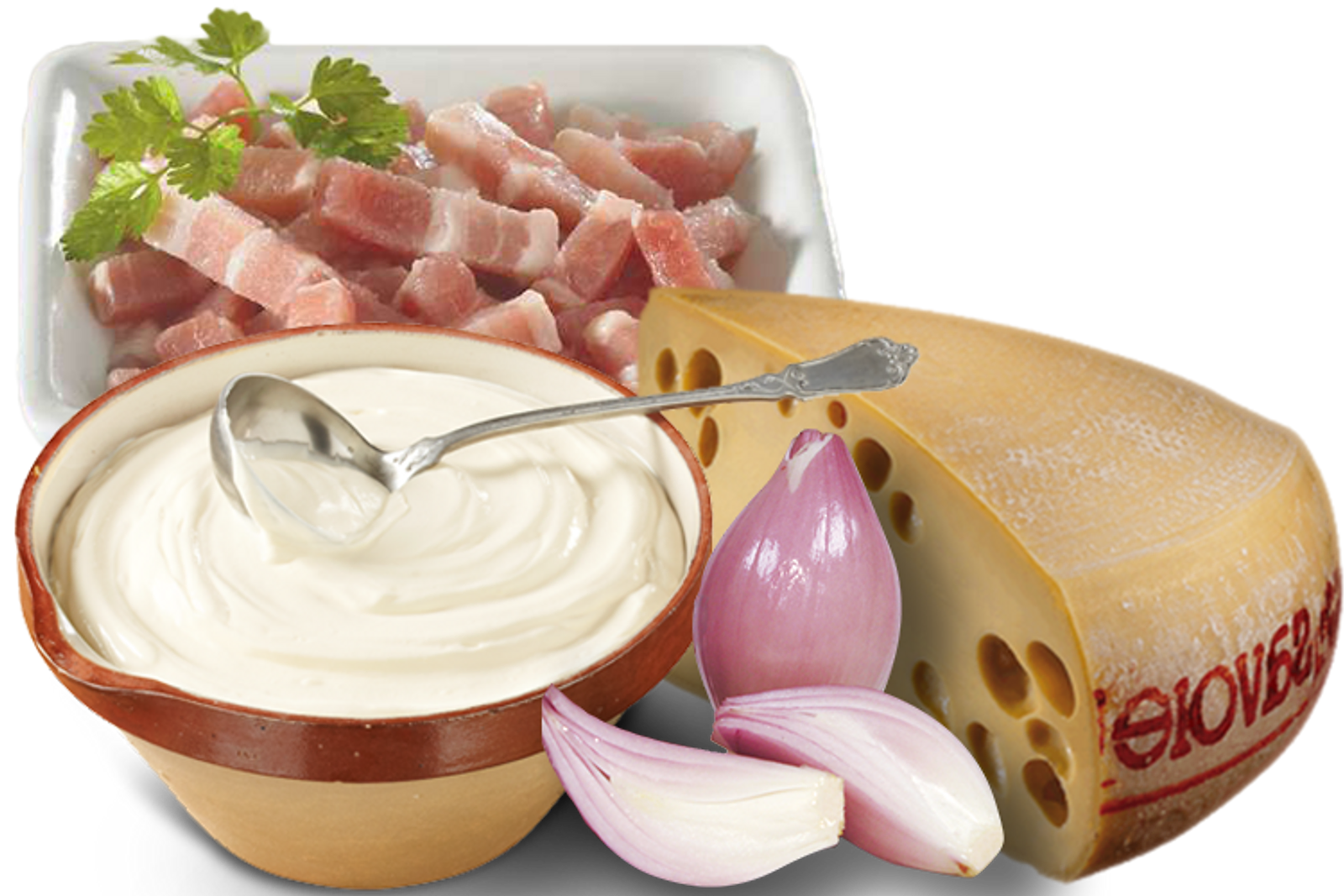Pizza a la crème fraiche